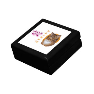 Majestic Whiskers — Golden Gaze Cat Portrait Gift Box