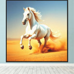 Majestic White Horse Wall Art