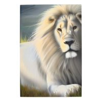 Majestic White Lion Ethereal Art