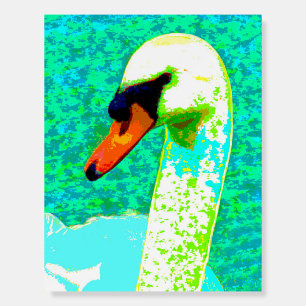 Majestic White Swan Head Foam Board