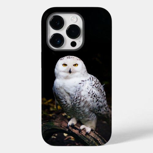 Majestic winter snowy owl Case_Mate iPhone 14 pro case