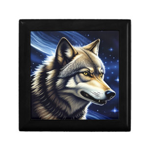 🐺 Majestic Wolf Starry Sky Nature Lovers Gift 🎁 Box