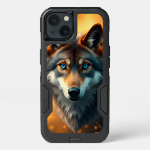 Majestic Wolf With Blue Eyes For Nature Lovers 🐺 iPhone 13 Case