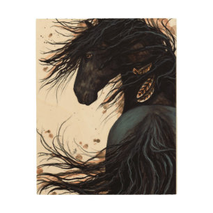 Majestic Wood Art Horse by Bihrle