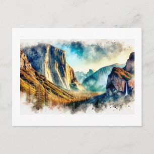 Majestic Yosemite Landscape, Postcard