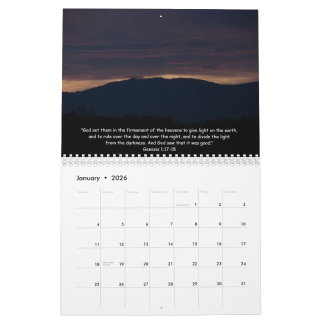 Majesty-2011 Calendar (Jan 2026)