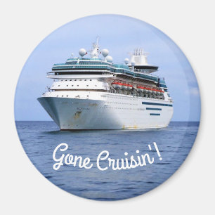 Majesty at Sea Gone Cruisin Magnet