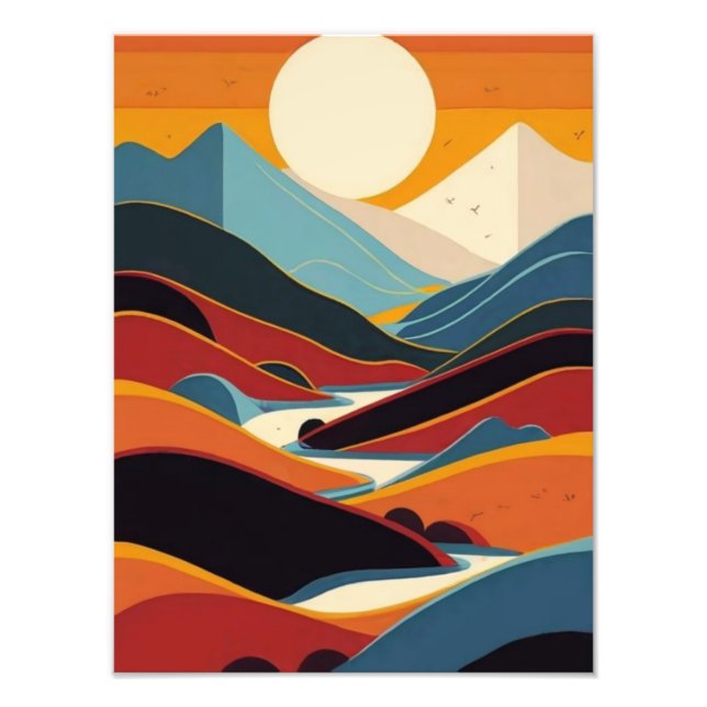 Majesty Bathed in Alpenglow Photo Print (Front)