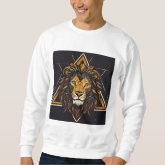  Majesty: Dynamic Lion Art Print" Sweatshirt