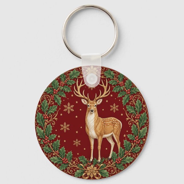 Majesty of the Crimson Winter Keychain (Front)