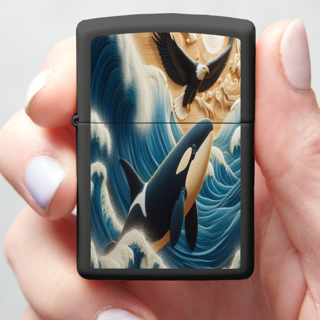 Majesty of the Deep Zippo Lighter (In Hand)