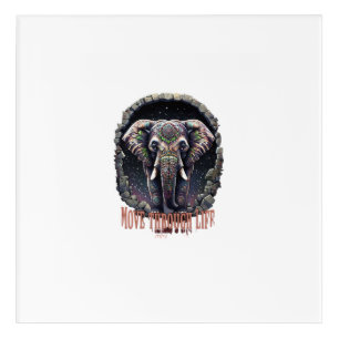 Majesty of the Elephant Acrylic Print