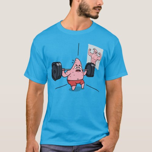 Majin Buu vs Patrick _ Funny Motivational Gym T_Shirt