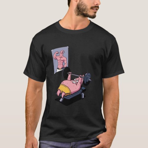 Majin Buu vs Patrick _ Funny Motivational Gym T_Shirt