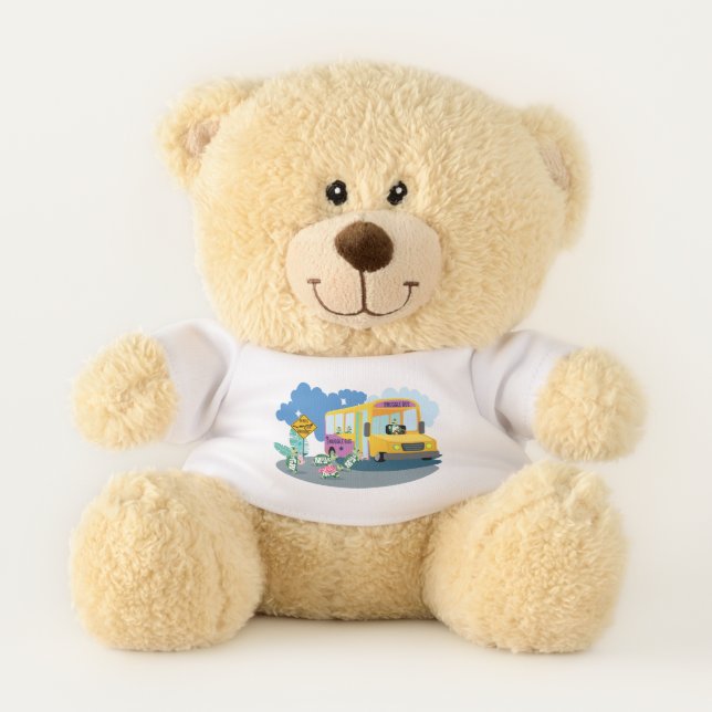 MaJk Turtle "All aboard the snuggle bus" cuddley Teddy Bear (Front)