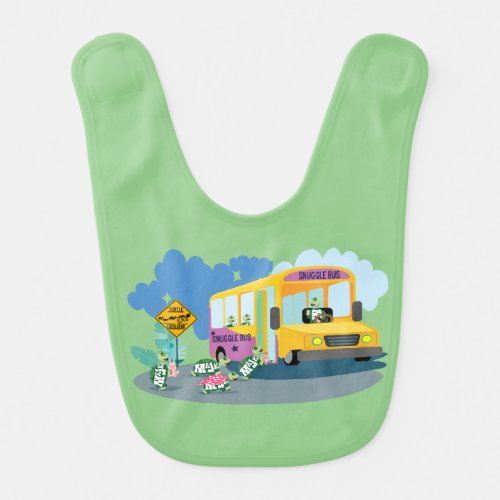 MaJk Turtle Designs  Snuggle Bus Baby Bib