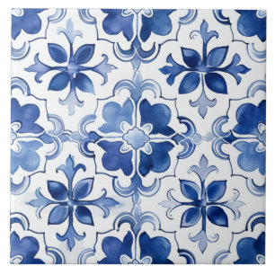 Majolica ,blue tiles,Sicilian tiles,Ceramic Tile