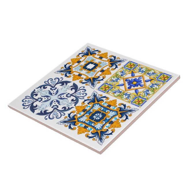 Majolica ,lemons,Sicilian tiles  (Side)