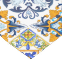 Majolica,lemons,Sicilian orders tiles Tablecloth