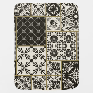 Majolica tile Islamic motifs. Baby Blanket