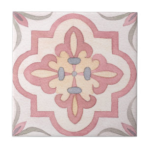 Majolica Watercolor Ceramic Tile