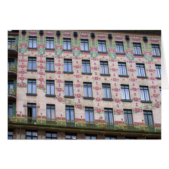 Majolikahaus Vienna Austria Cards (Front Horizontal)
