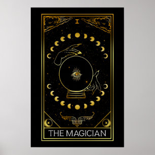 Major Arcana The Magician Tarot Card Poster