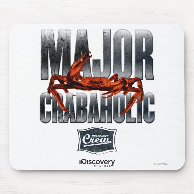 Major Crabaholic Mousepad (Front)