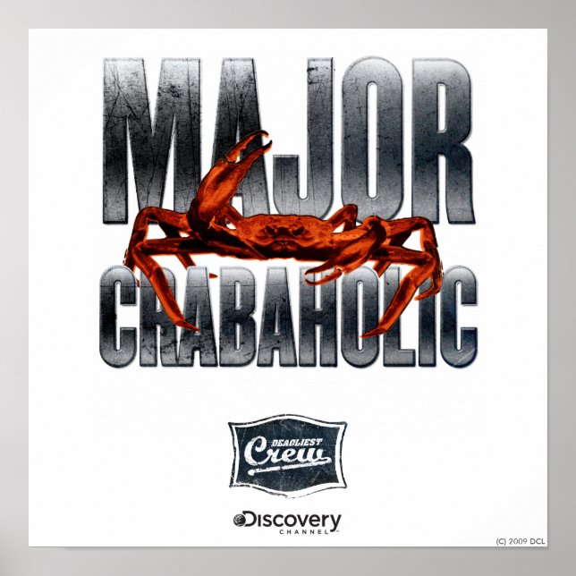 Major Crabaholic Poster (Front)