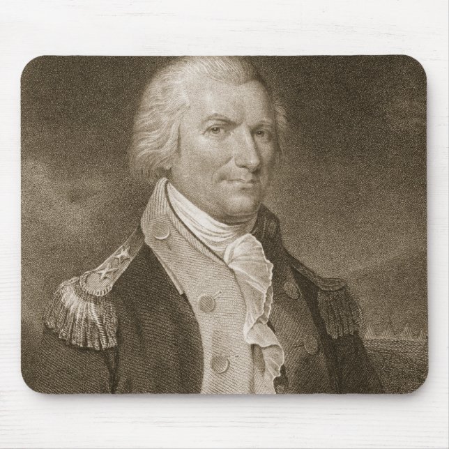 Major General Arthur St. Clair, engraved by Edward Mouse Pad (Front)