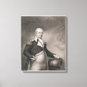 Major General Henry Knox (1750-1806) engraved by J Canvas Print