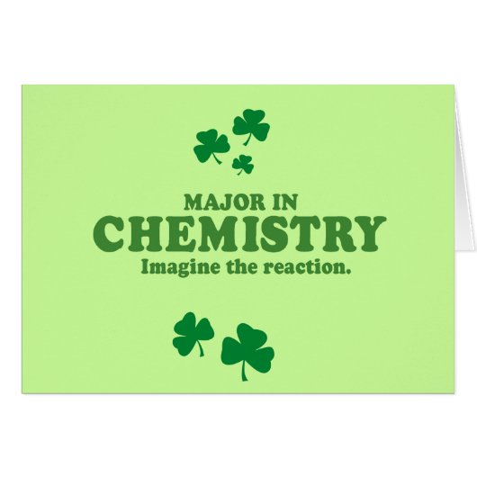 MAJOR IN CHEMISTRY - IMAGINE THE REACTION (Front Horizontal)