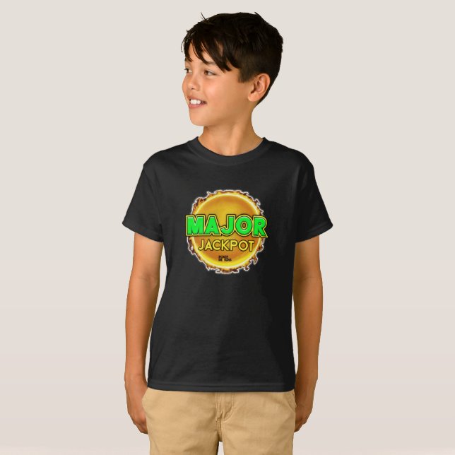MAJOR JACKPOT Design - Pokie Designs T-Shirt | Zazzle