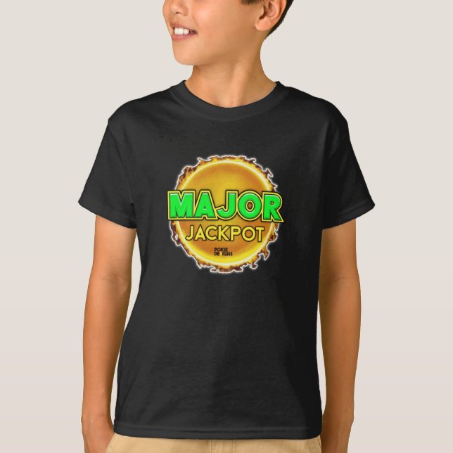 MAJOR JACKPOT Design - Pokie Designs   T-Shirt (Front)