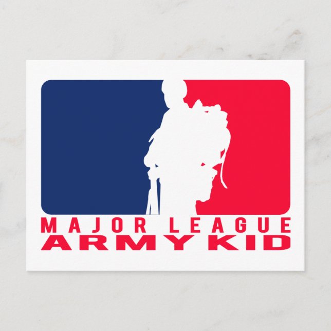 Major League Army Kid Postcard (Front)