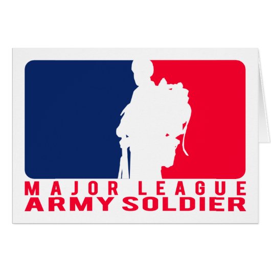 Major League Army Soldier Cards (Front Horizontal)