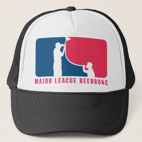 Major League Beer Bong Trucker Hat | Zazzle.com