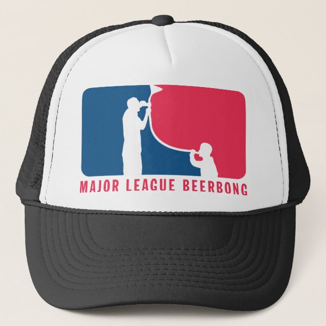 Major League Beer Bong Trucker Hat (Front)