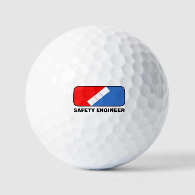 Major League Safety Engineer  Golf Balls (Front)