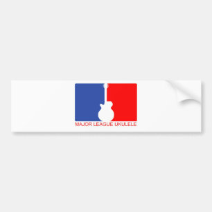 Major League Ukulele Bumper Sticker