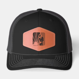 Major League Welder Sticker – Ideal Welding Gift Leather Patch Hat