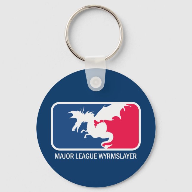 Major League Wyrmslayer Keychain (Front)