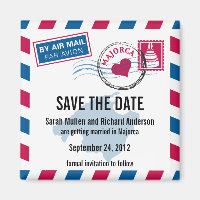 Majorca Air Mail Wedding Save the Date