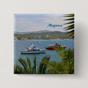 Majorca Pinback Button