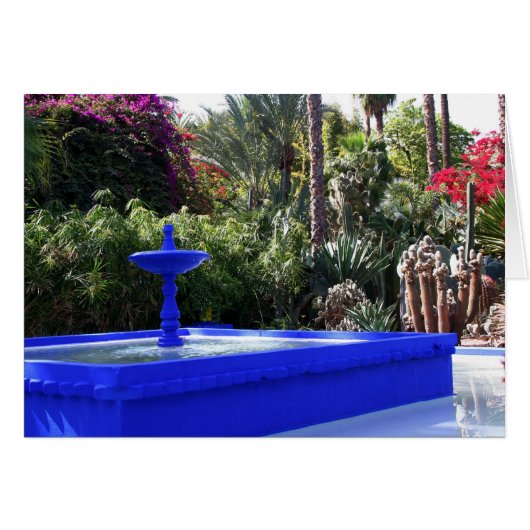 Majorelle garden cards (Front Horizontal)