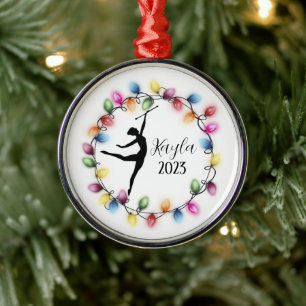 Majorette Baton Twirler Christmas Ornament