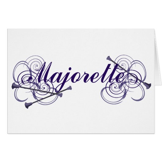 Majorette Cards (Front Horizontal)