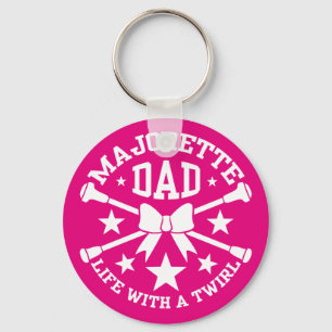 Majorette Dad Key Ring
