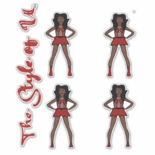Majorette / Dancer Stickers Strawberry #2