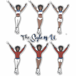 Majorette Quick Change Stickers Cherry/Blueberry 2